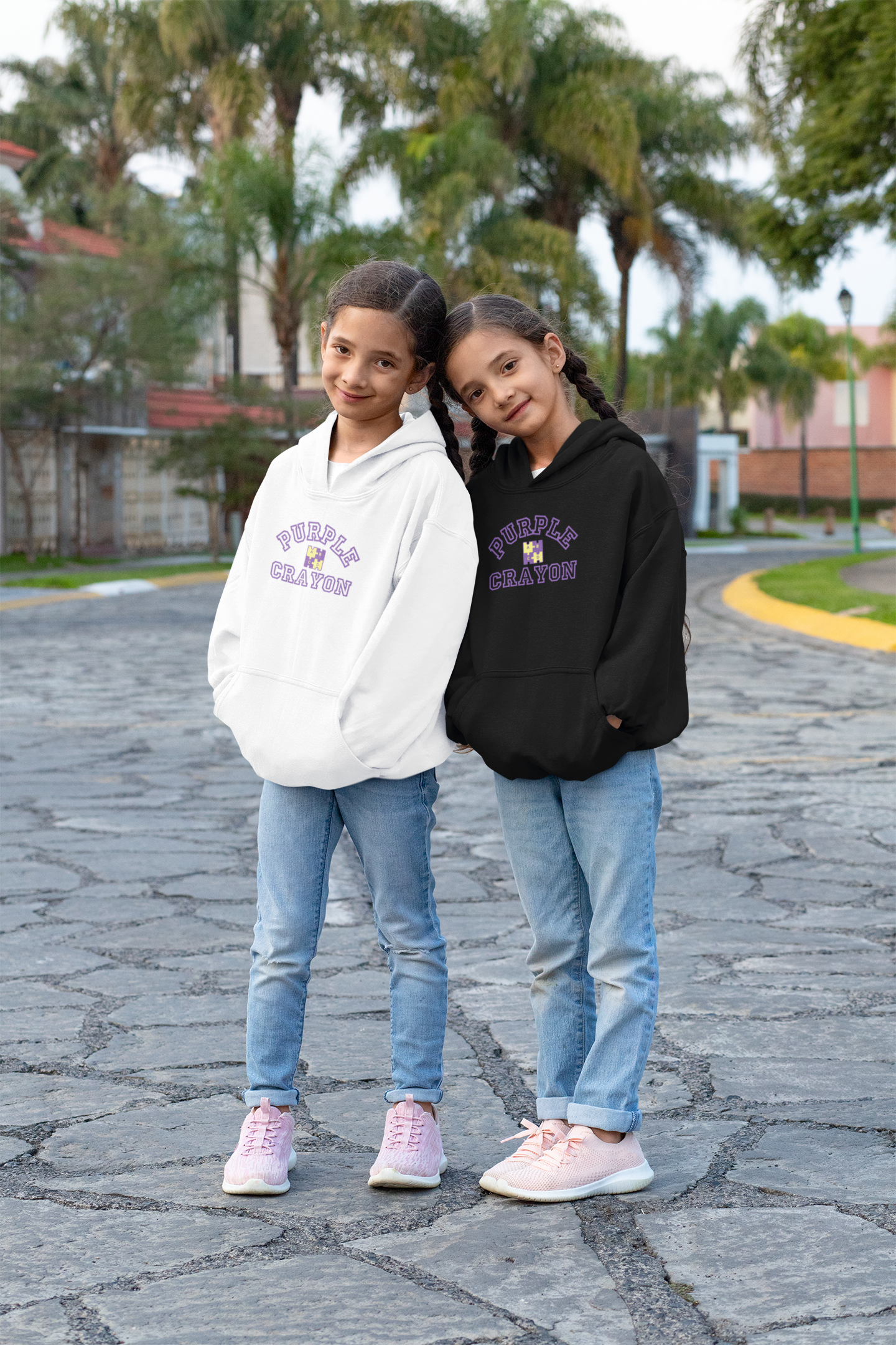 Collegiate Logo Hoodie (Puzzle) - Kids